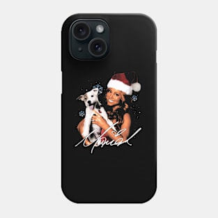 Mariah Carey Xmas With Dog Phone Case