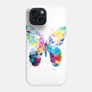 Butterfly, watercolor art, colorful butterfly, nursery Phone Case