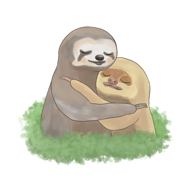 Sloth friends by PetsOnShirts