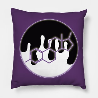 Neon Estrogen Chemical Structure: Purple Pillow