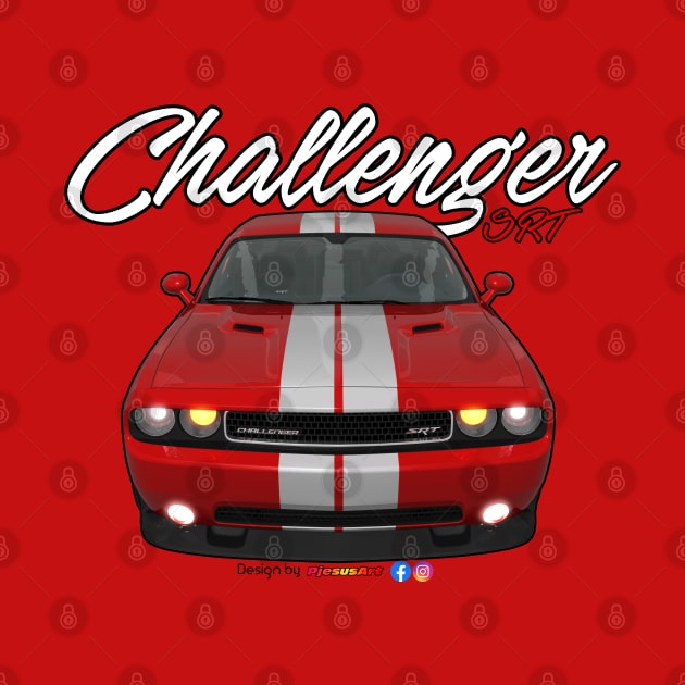 Challenger SRT Red by pjesusart by PjesusArt