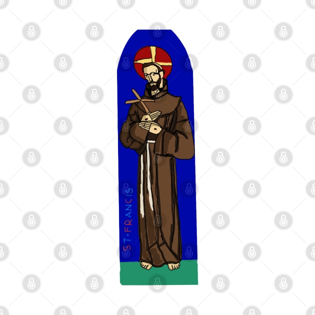 Saint Francis of Assisi by HappyRandomArt