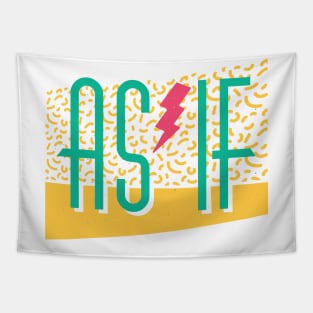 AS IF Retro Design Tapestry