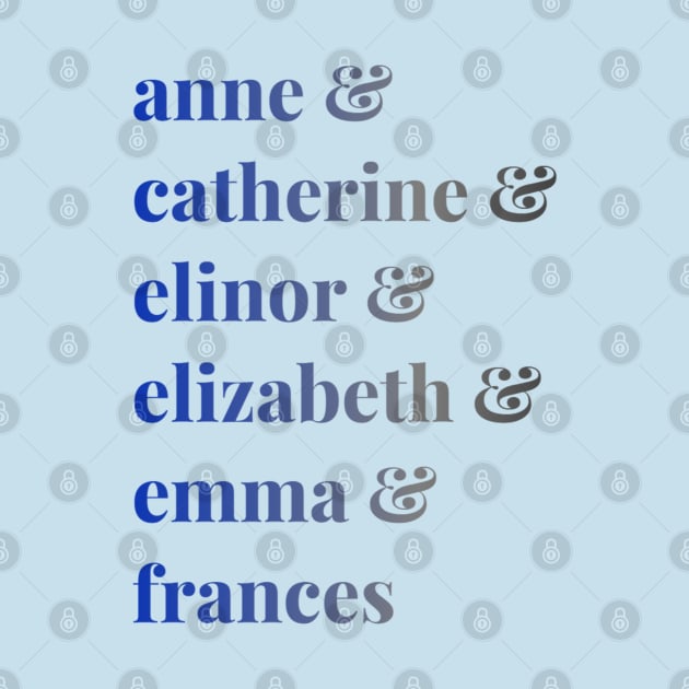 Austen Protagonists by Ardently