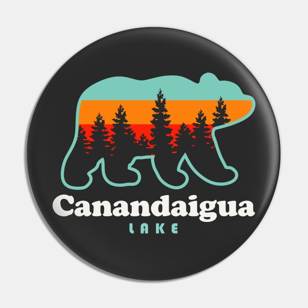 Canandaigua Lake NY Finger Lakes Naples NY Pin by PodDesignShop