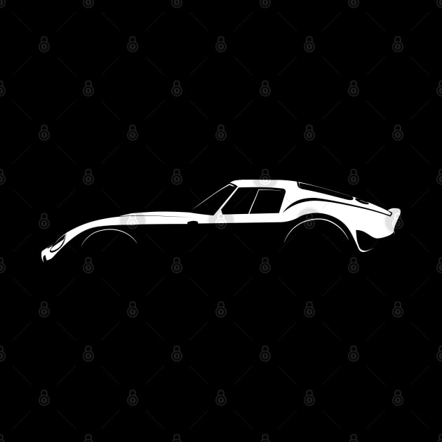 Ferrari 250 GTO Silhouette by Car-Silhouettes