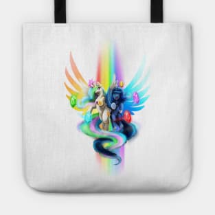 In the name of the rainbow... We shall banish you! Tote