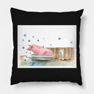 Pig Bath Pillow