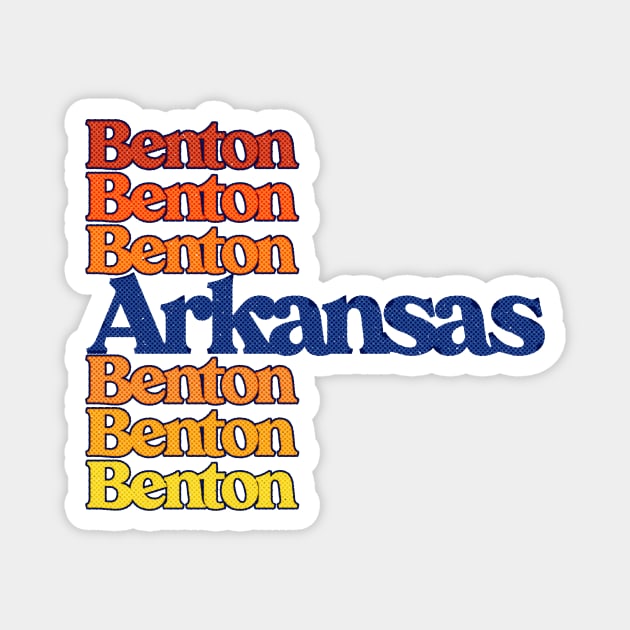 Benton, Arkansas Magnet by rt-shirts