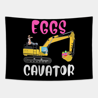 Kids Eggs Cavator Easter Bunny Excavator Cute Boys Kids Toddler Eater's Day Gift Tapestry