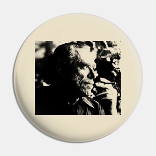 Charles Bukowski // Vintage Style Design Pin