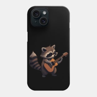 Raccoon's serenade Phone Case