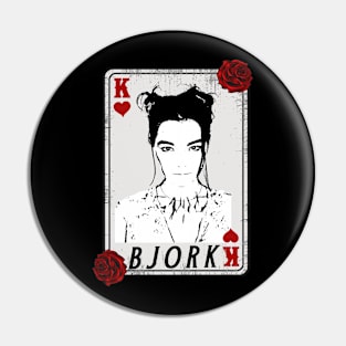 Vintage Card Bjork Pin