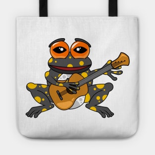 Crazy frog is playing the guitar Tote