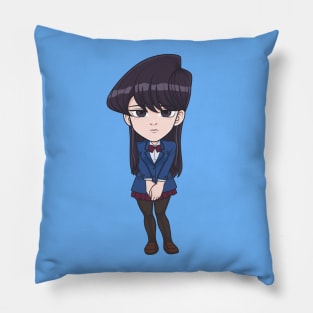 Komi-San Can't Communicate Chibi Pillow