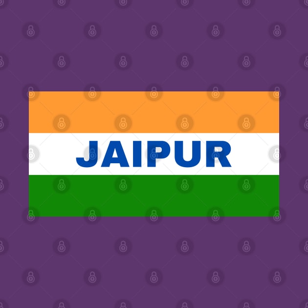 Jaipur City in Indian Flag Colors by aybe7elf