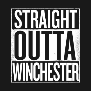 Straight Outta Winchester Supernatural White T-Shirt