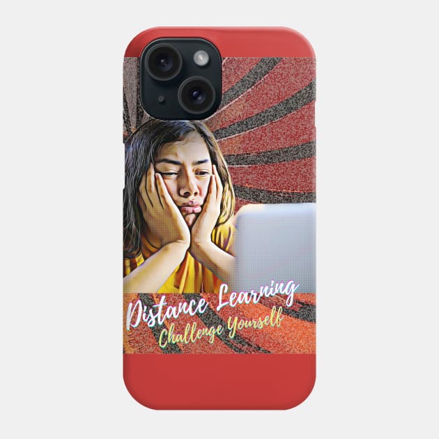 Distance Learning: Challenge Yourself Phone Case by PersianFMts