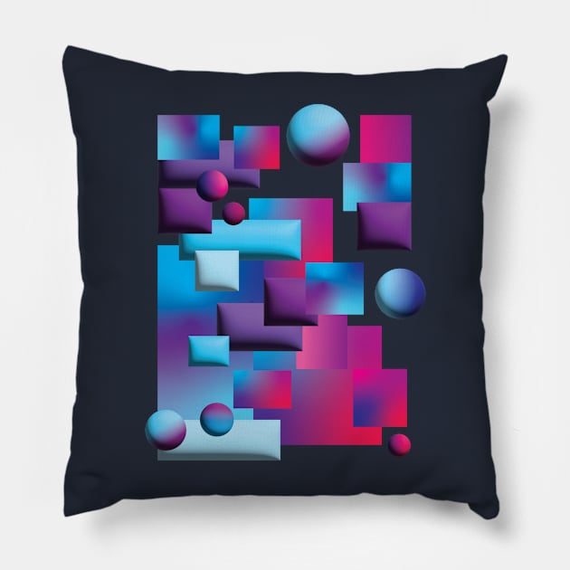Dye 1 Pillow by Palmer T-Shirts & Mugs