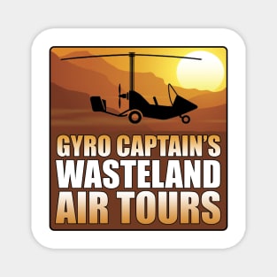 Mad Max Gyro Captain's Wasteland Air Tours Magnet