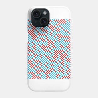 Impossible Blue/Green Maze Phone Case