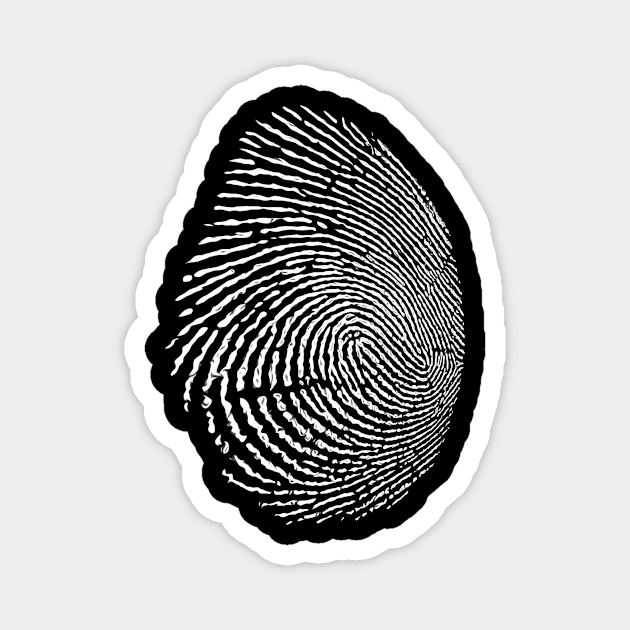 Fingerprint Magnet by WordFandom