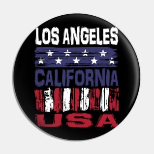 Los Angeles California USA T-Shirt Pin