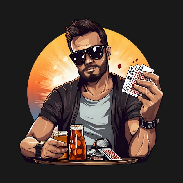 Poker Shirt | Poker And Beer by Gawkclothing