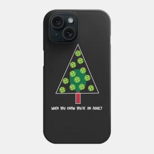 Christmas Pickleball Design for Pickleball Obsessed Phone Case