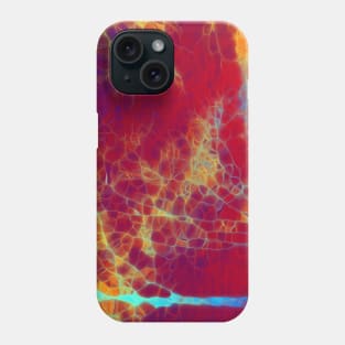 Trees and red sky Phone Case