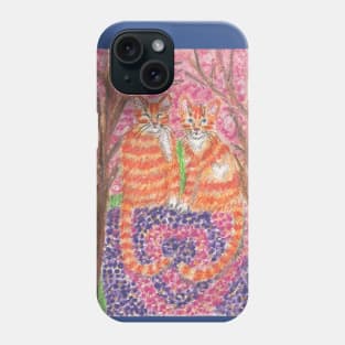 Orange ginger cats Phone Case