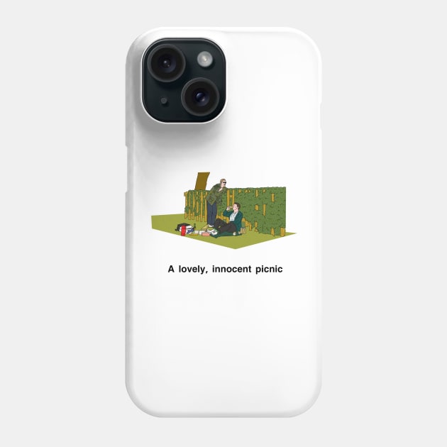 Peep Show A lovely innocent picnic Phone Case by tommytyrer