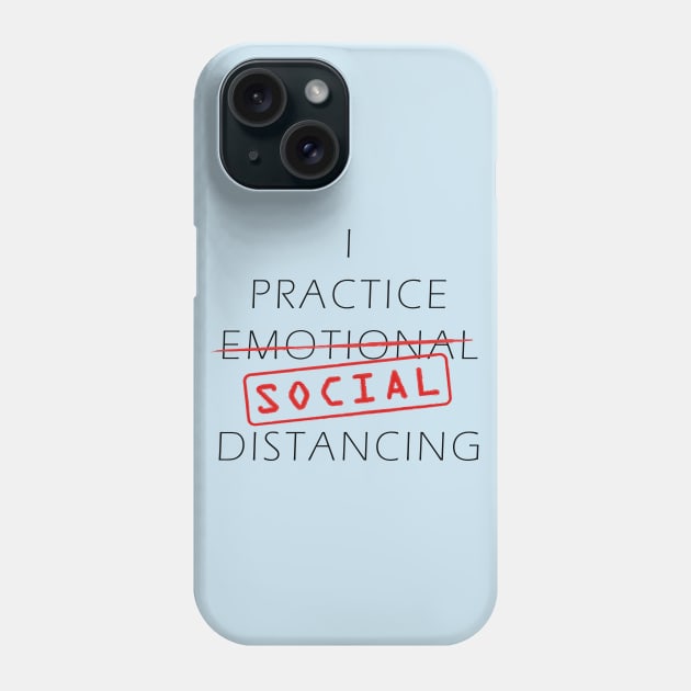 Emotional Distancing Phone Case by EdwardLarson