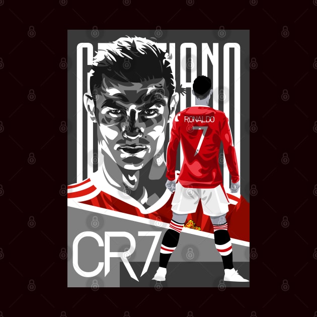 Cristiano Ronaldo in Red by RJWLTG