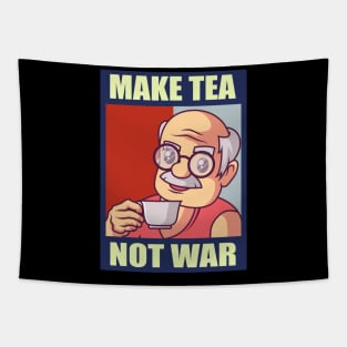 Make Tea Not War Gift Tapestry