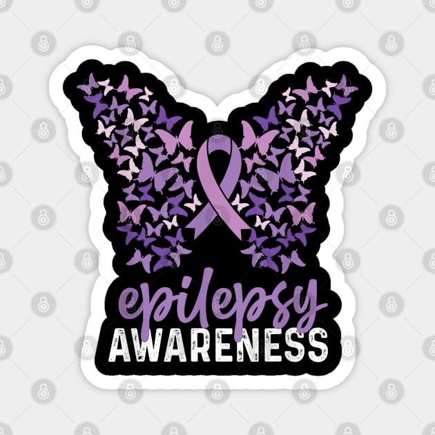 I Wear Purple For My Cousin Magnet by colorsofawareness