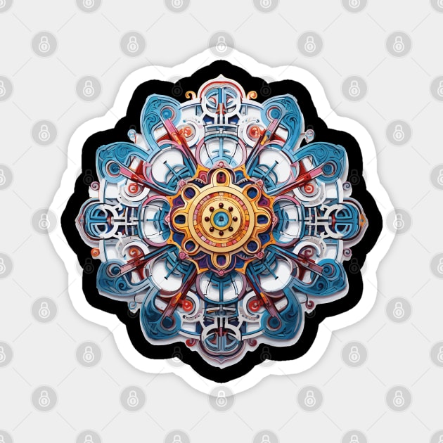 Circuit Mandala - Music production Magnet by Cosmic Status