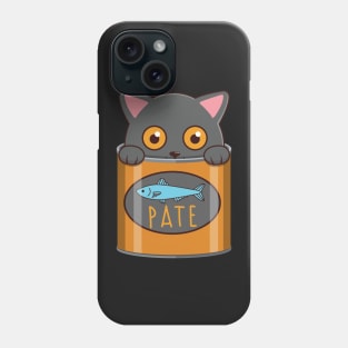 Cute Cat Inside Can Of Pate Phone Case