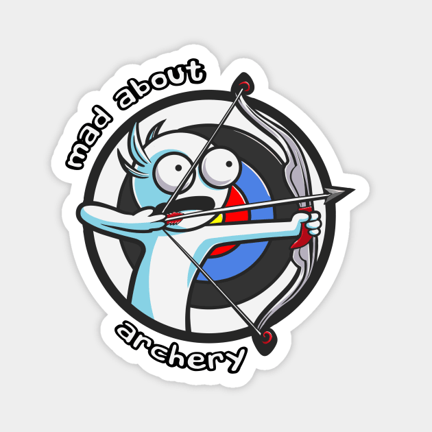 Mad About Archery Magnet by Gazpakio