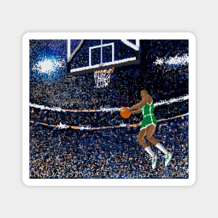 Pixel Dunk - Boston Magnet