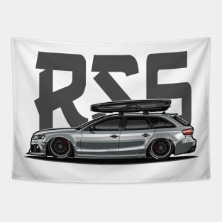 RS6 Avant - Touring Mode (White) Tapestry