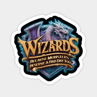 Wizards gamers Magnet