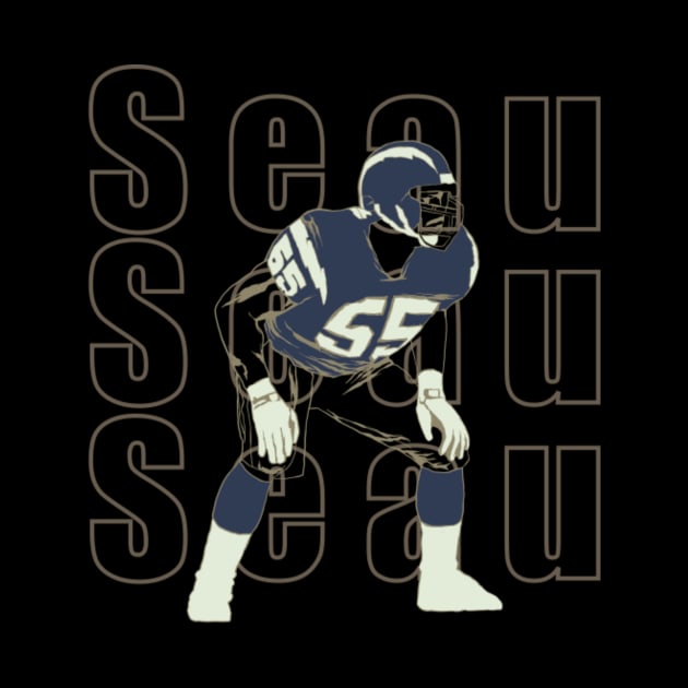 Junior seau by Visualoctane 