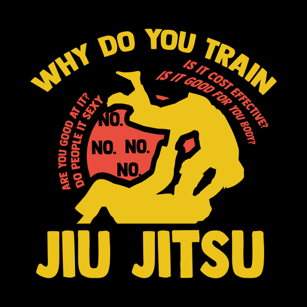 Train Jiu Jitsu gift by Lomitasu