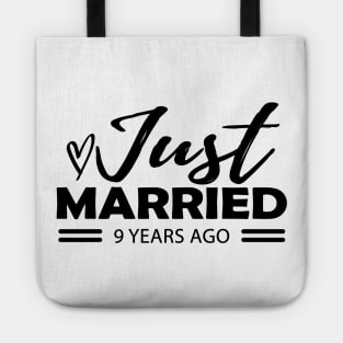 9th Wedding Anniversary - 9 years anniversary Tote