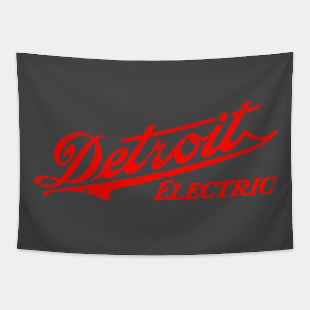 Detroit Electric Tapestry by MindsparkCreative