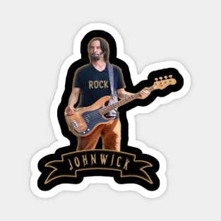 Guitarist John Wick logo Magnet