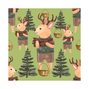 Deer in the Woods T-Shirt