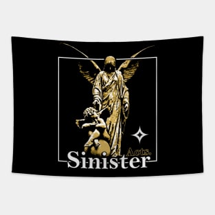 Sinister Acts Graphic Design Tapestry