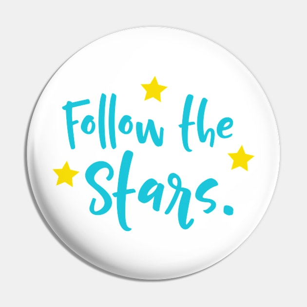 Follow The Stars, Shooting Star, Falling Star Pin by Jelena Dunčević